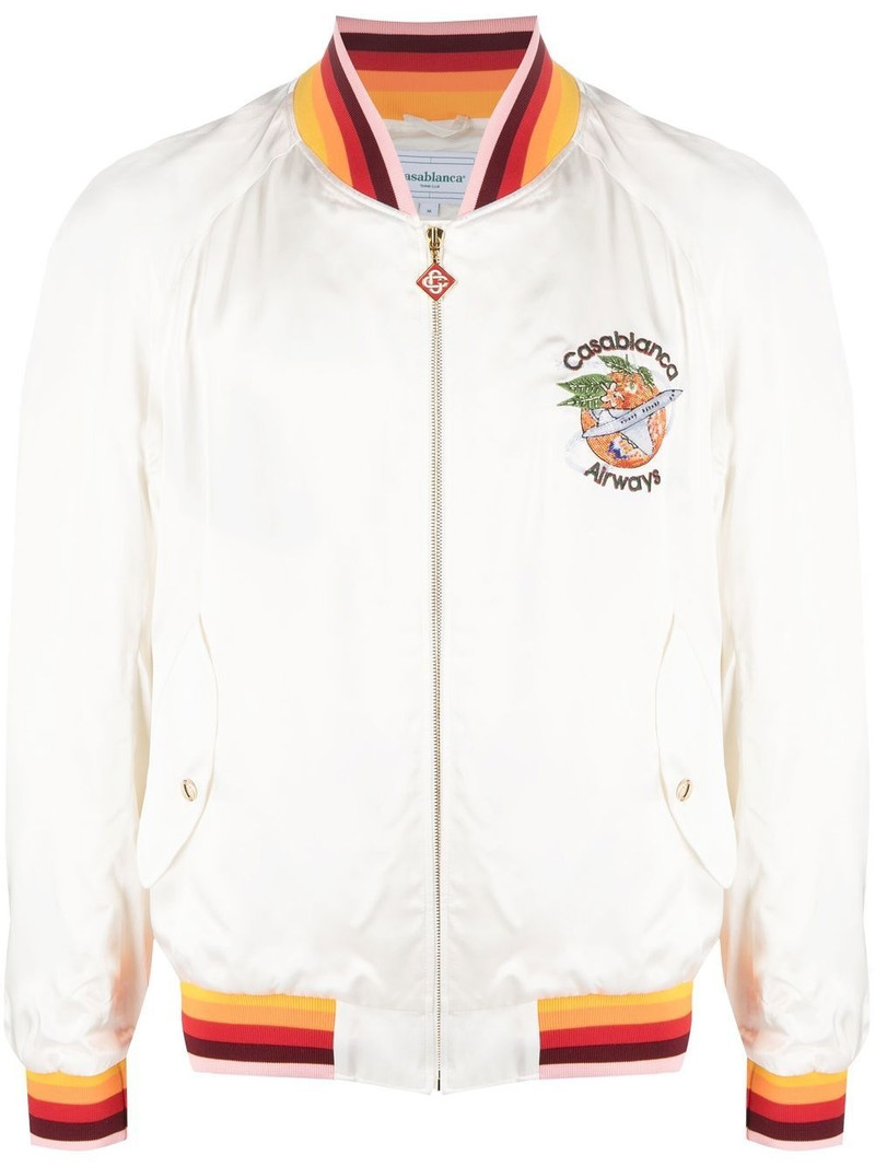 Orbite Autour De L'Orange satin jacket - 1