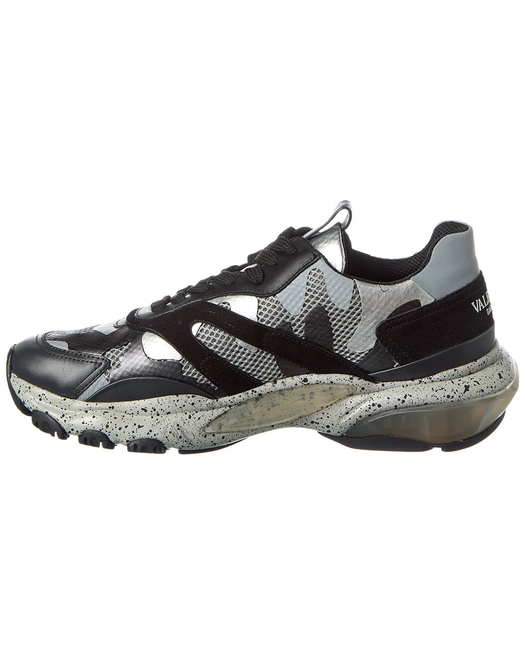 Valentino Camo Mesh & Leather Sneaker - 2