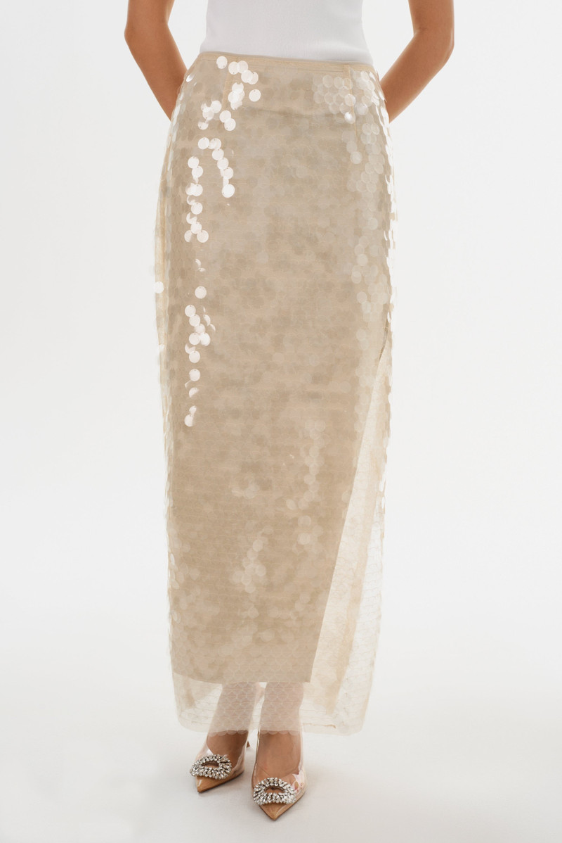 CLARA | Sequin Midi Skirt 3
