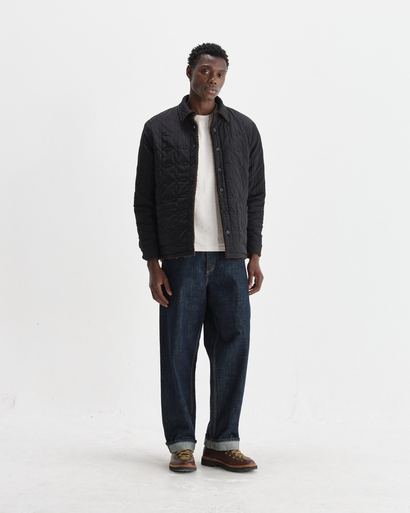 Mount - Brown Reversible Boucle Wool Overshirt 6