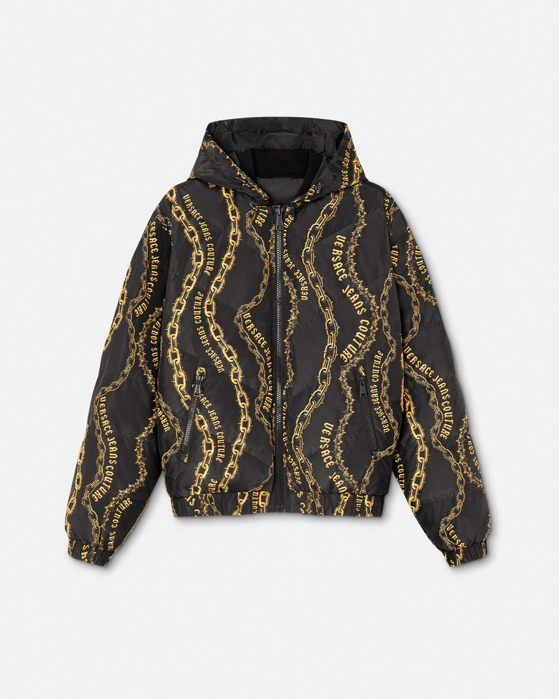 Chain Couture Reversible Puffer Jacket 1