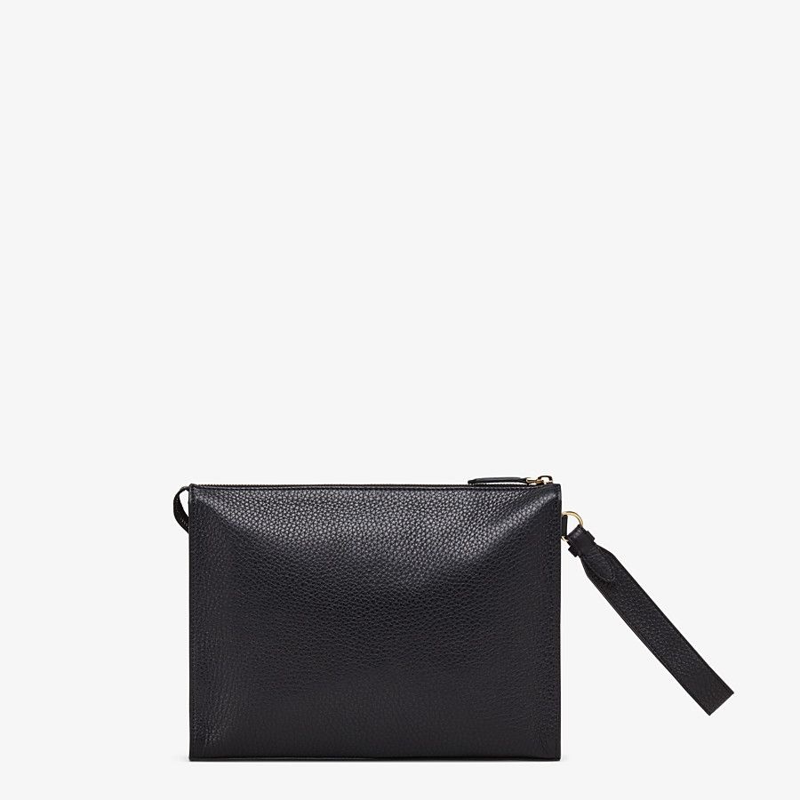 Black leather pouch - 3