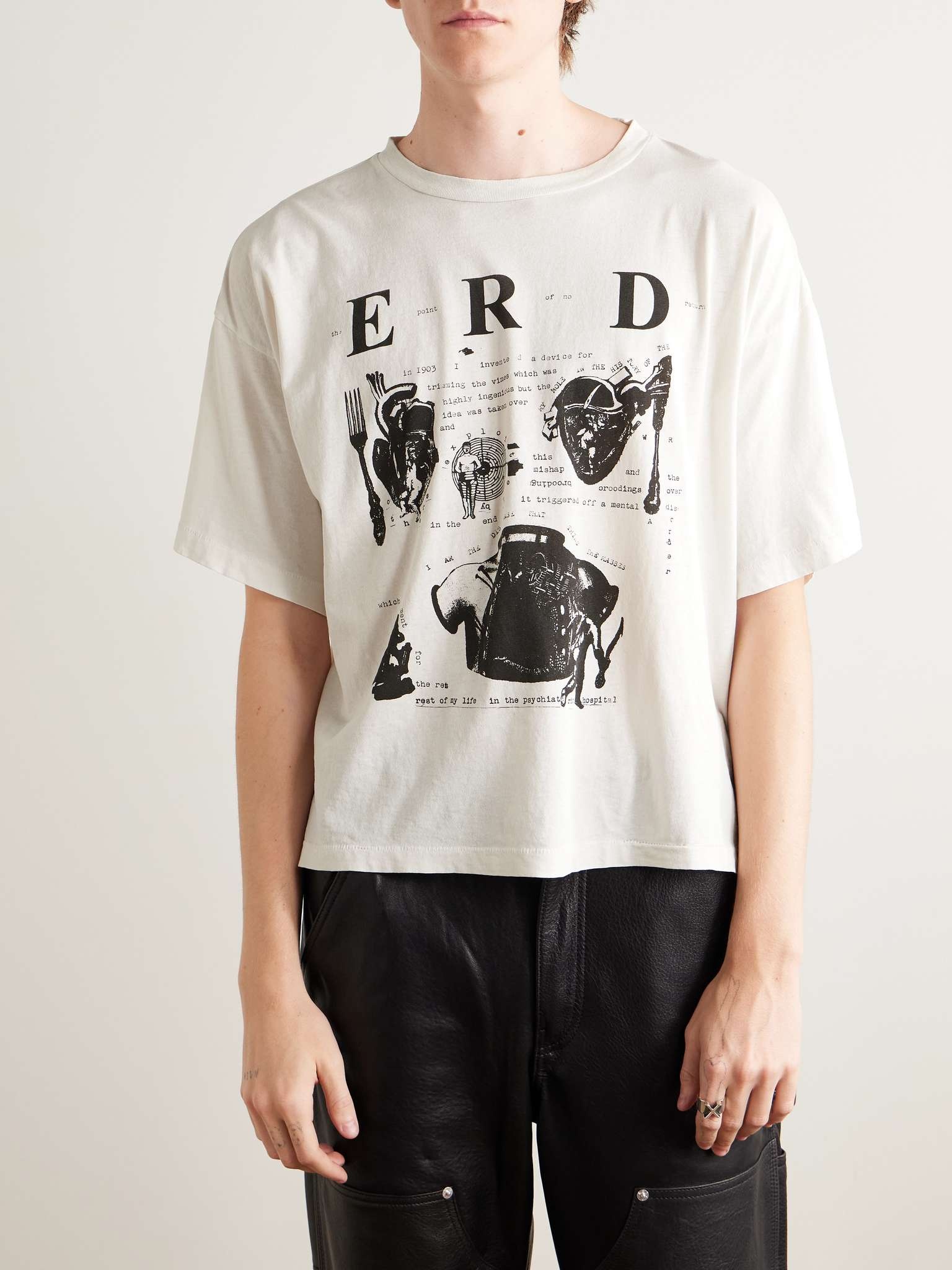 My Role in the War Printed Cotton-Jersey T-Shirt - 3