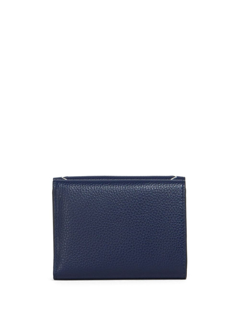 Marni logo-embroidered leather wallet outlook