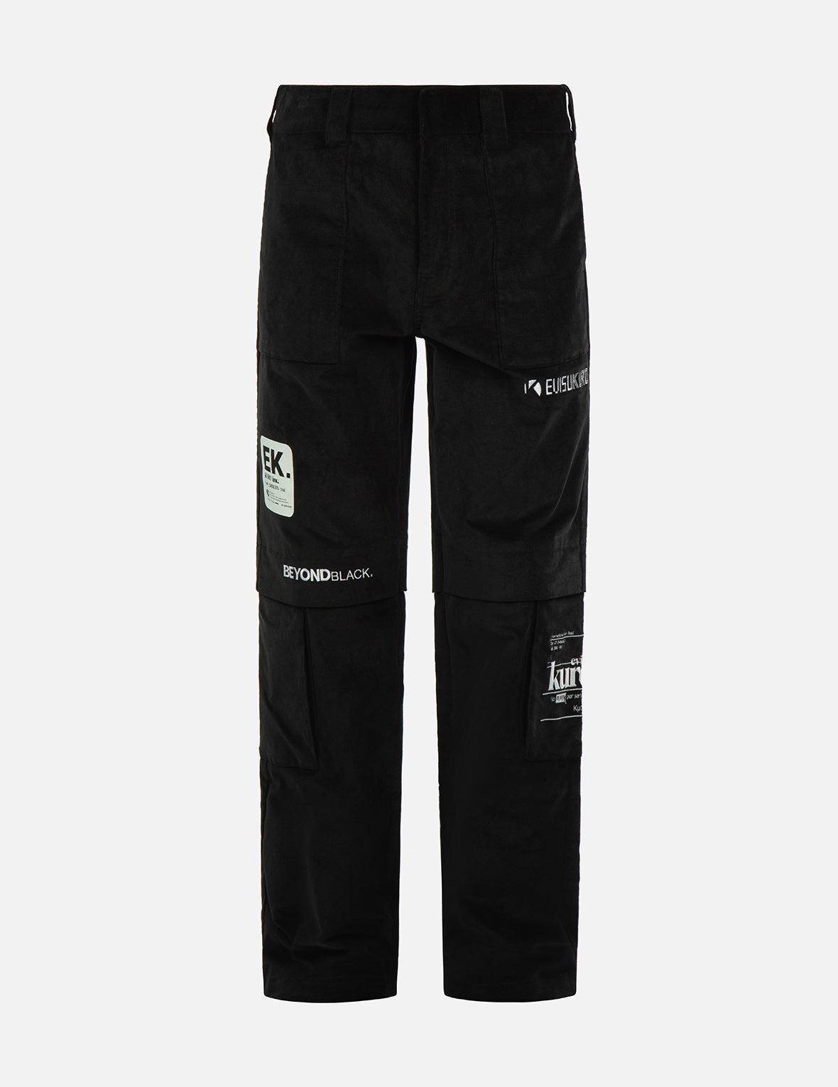 Logo Embroidered Corduroy Worker Pants - 1