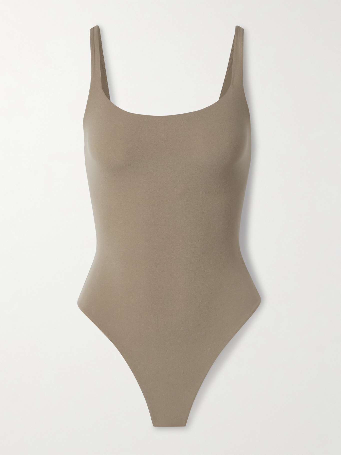 Fits Everybody Square Neck Bodysuit - Truffle Taupe - 1