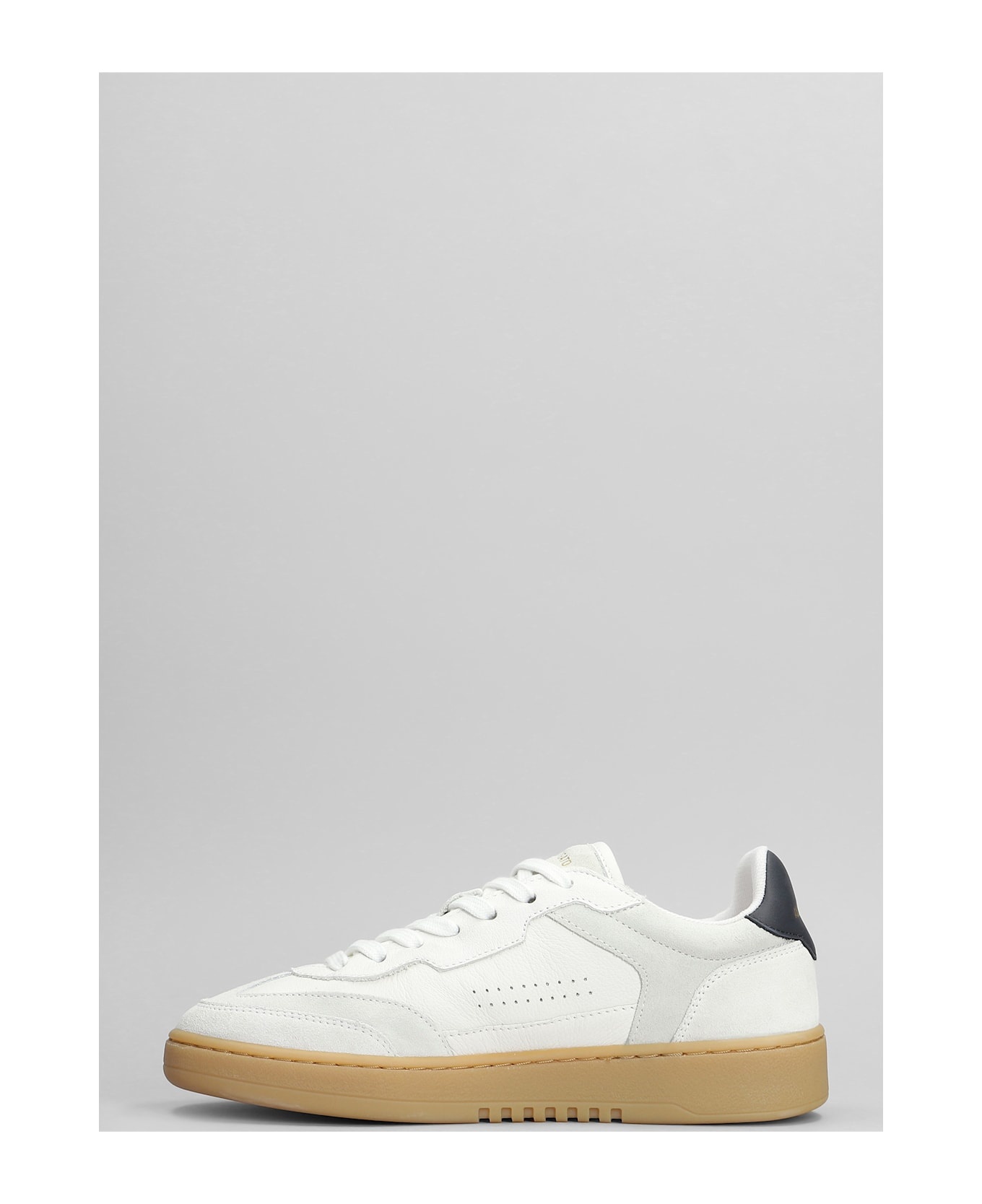 Dice T-toe Sneakers In White Leather - 3