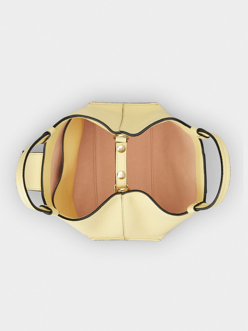 Viv' Choc Mini Shopping Bag in Leather 6