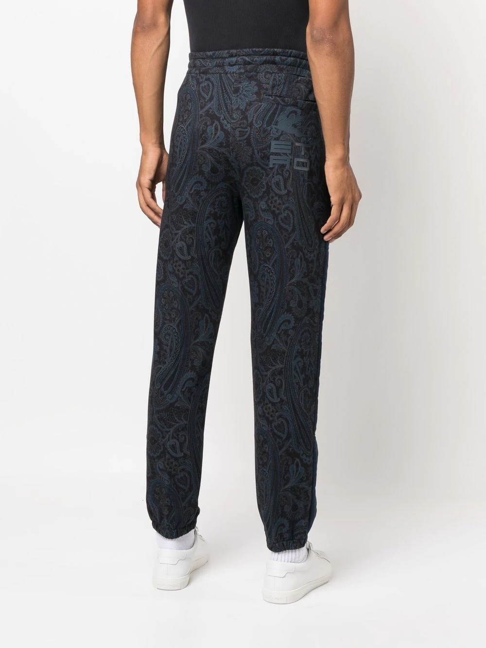 paisley-print track pants - 4