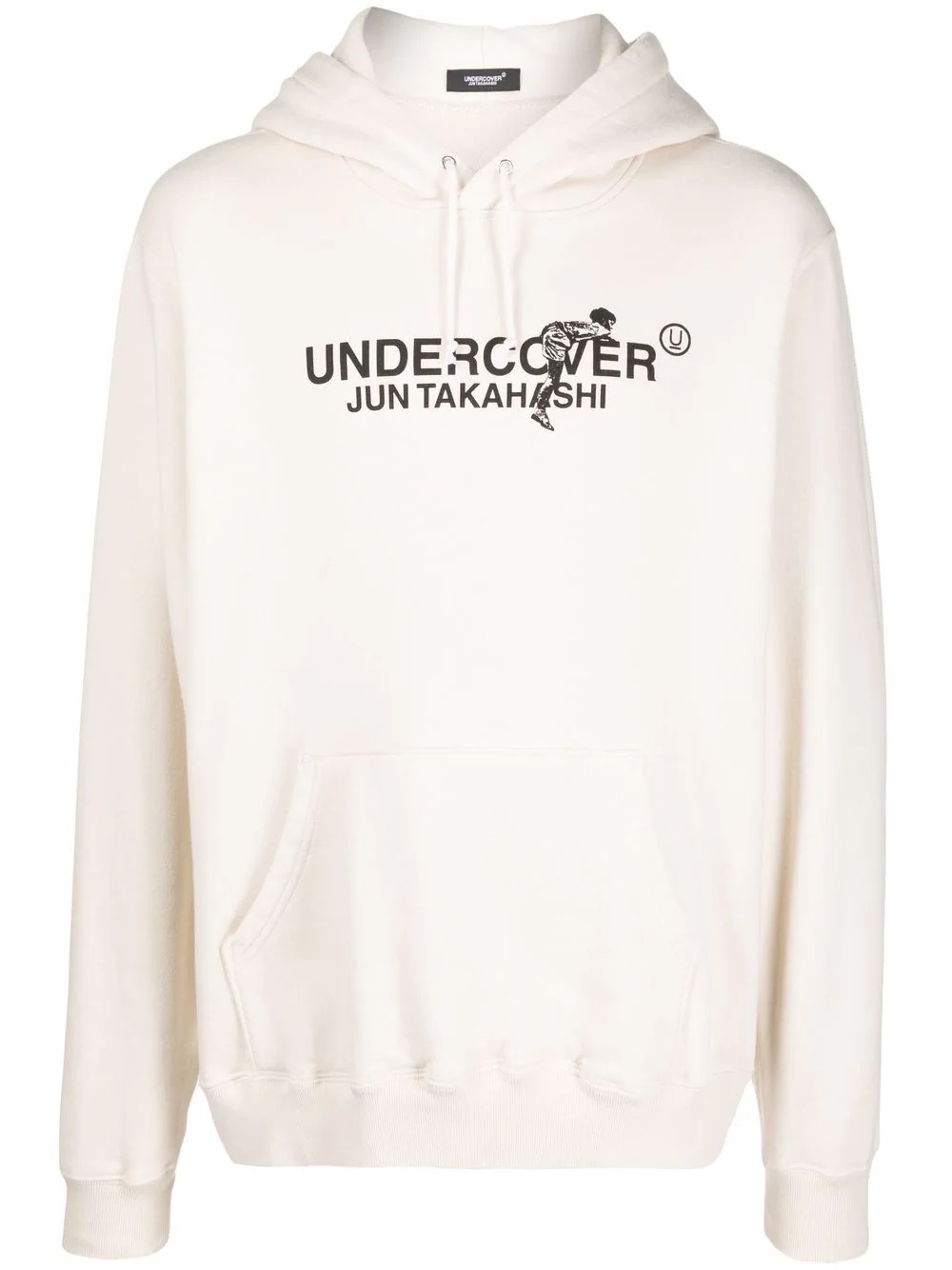 logo-print hoodie - 1