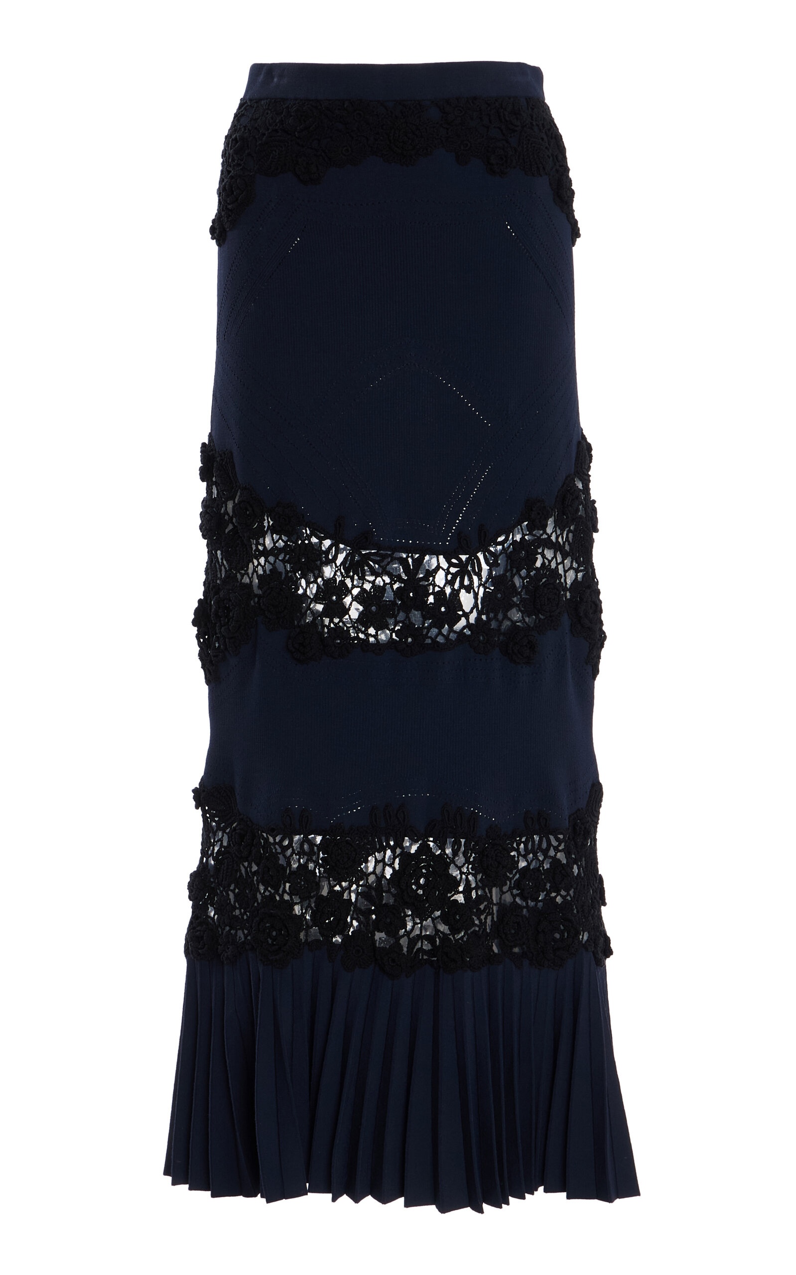 Madeline Knit Maxi Skirt navy - 1