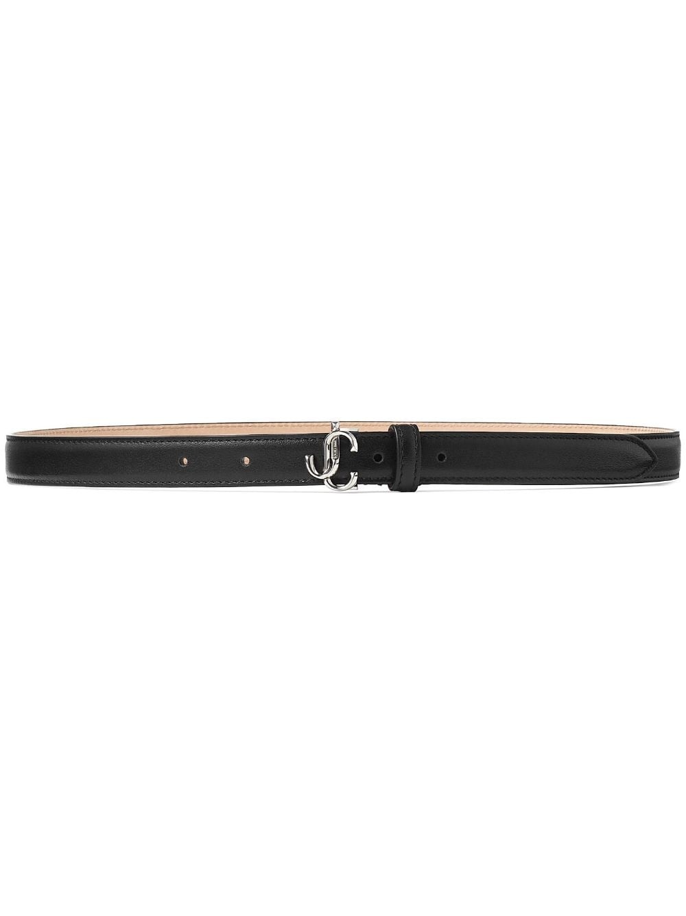 Helina logo-buckle leather belt - 1