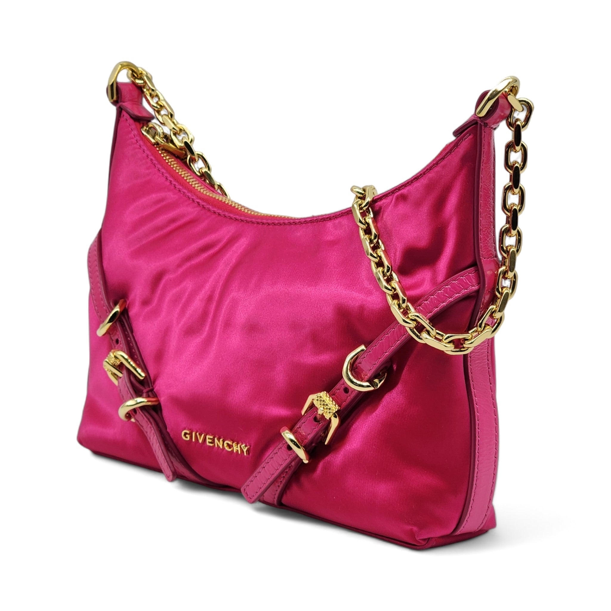 GIVENCHY ◆ Voyou Party Shoulder Bag NWOT Givenchy Pink Satin Voyou Party Shoulder Bag | eBay