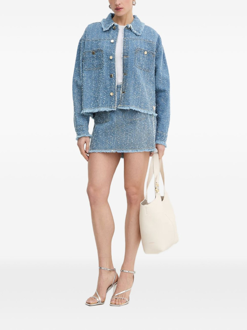 GUESS USA frayed buttoned jacket outlook