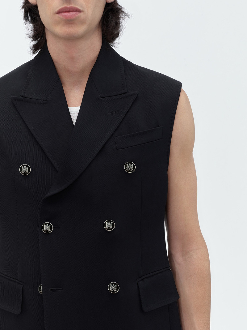 DOUBLE-BREASTED SLEEVELESS BLAZER 8