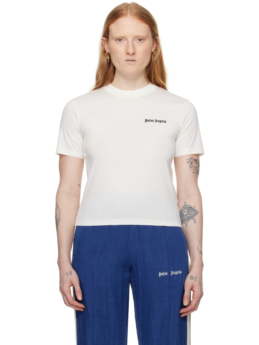 White Fitted T-Shirt - 1