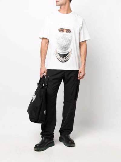 ih nom uh nit graphic-print cotton T-shirt outlook