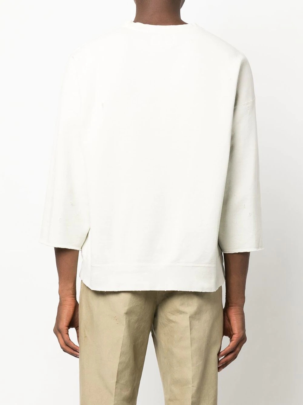 Jumbo faded-effect sweatshirt - 4