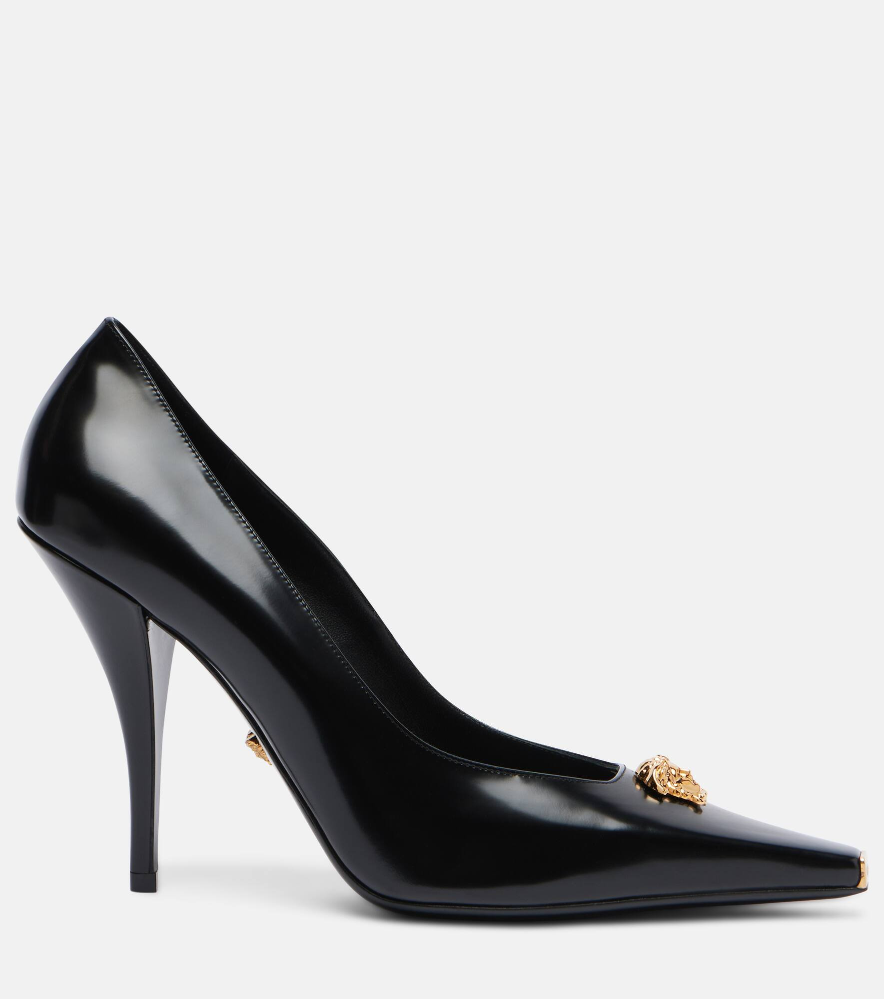 La Medusa 105 leather pumps - 4