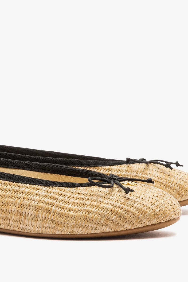 Pavlova Ballet Flat Natural Raffia 4