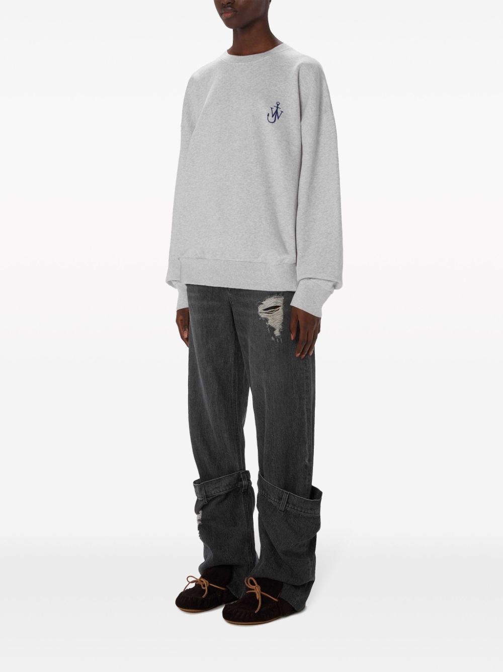 graphic-print organic cotton sweatshirt - 2