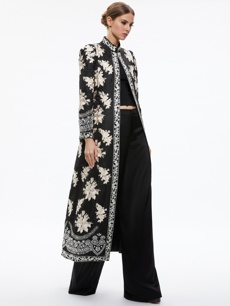 THOMAS EMBROIDERED MAXI COAT 2