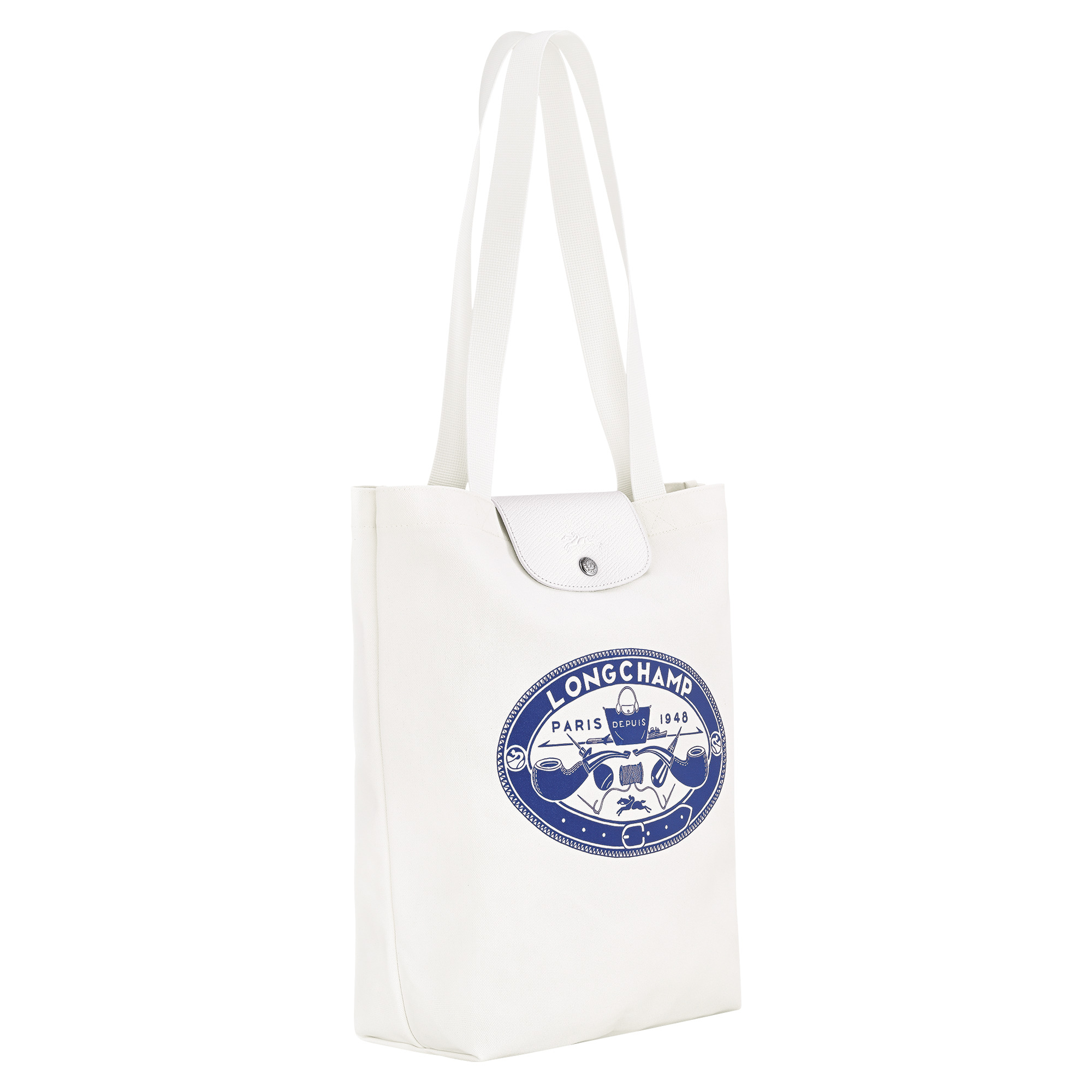 Le Pliage Collection M Tote bag Ecru - Canvas - 3