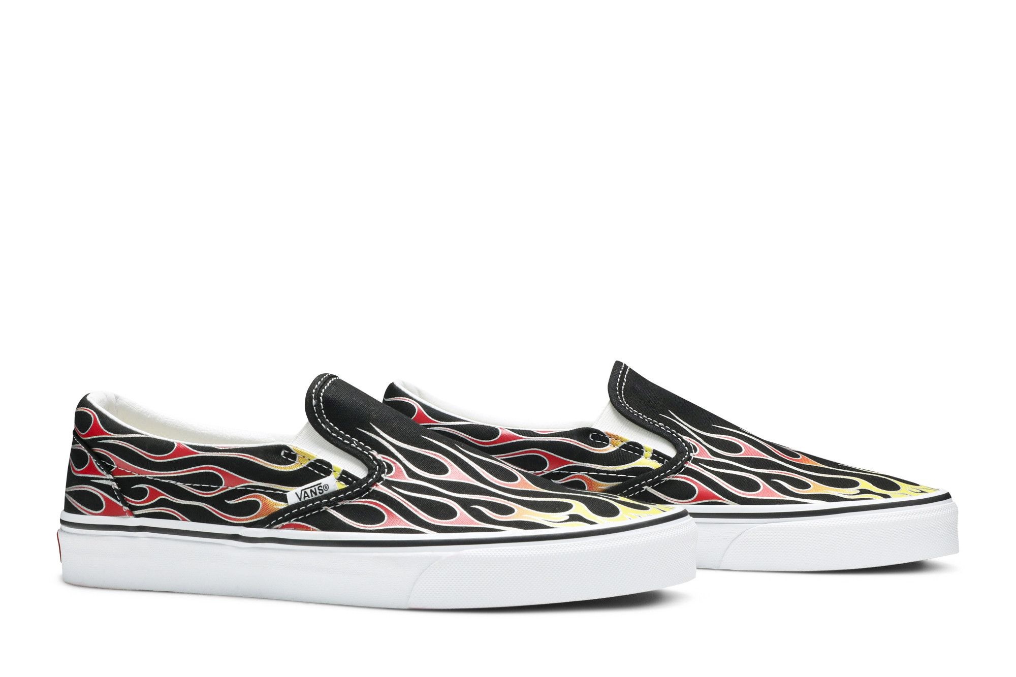 Classic Slip-On 'Mash Up Flames' - 8