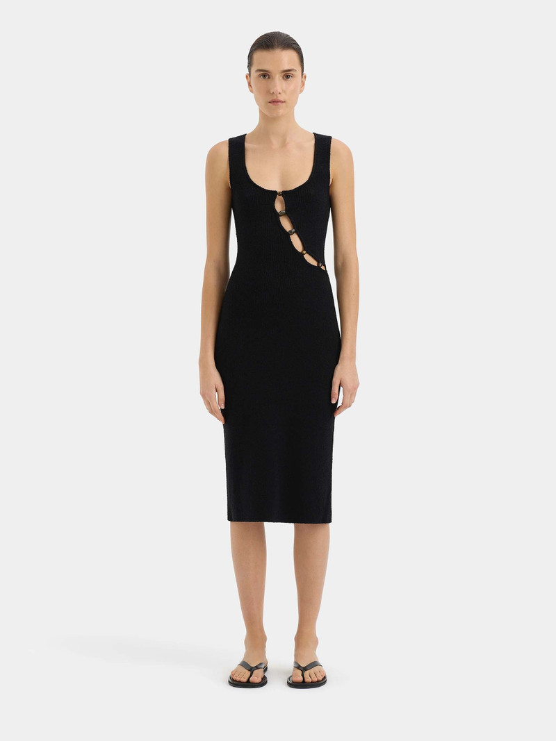 SIR. MIDI COTTON DRESS outlook