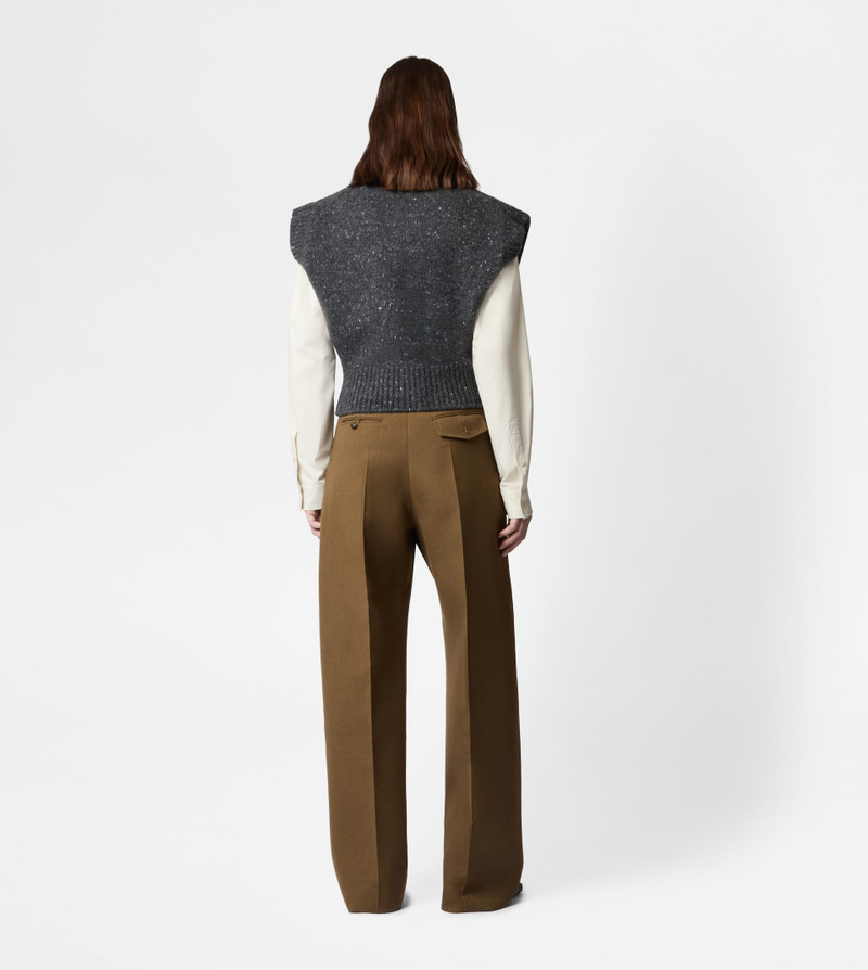 CASHMERE BLEND VEST - GREY 3