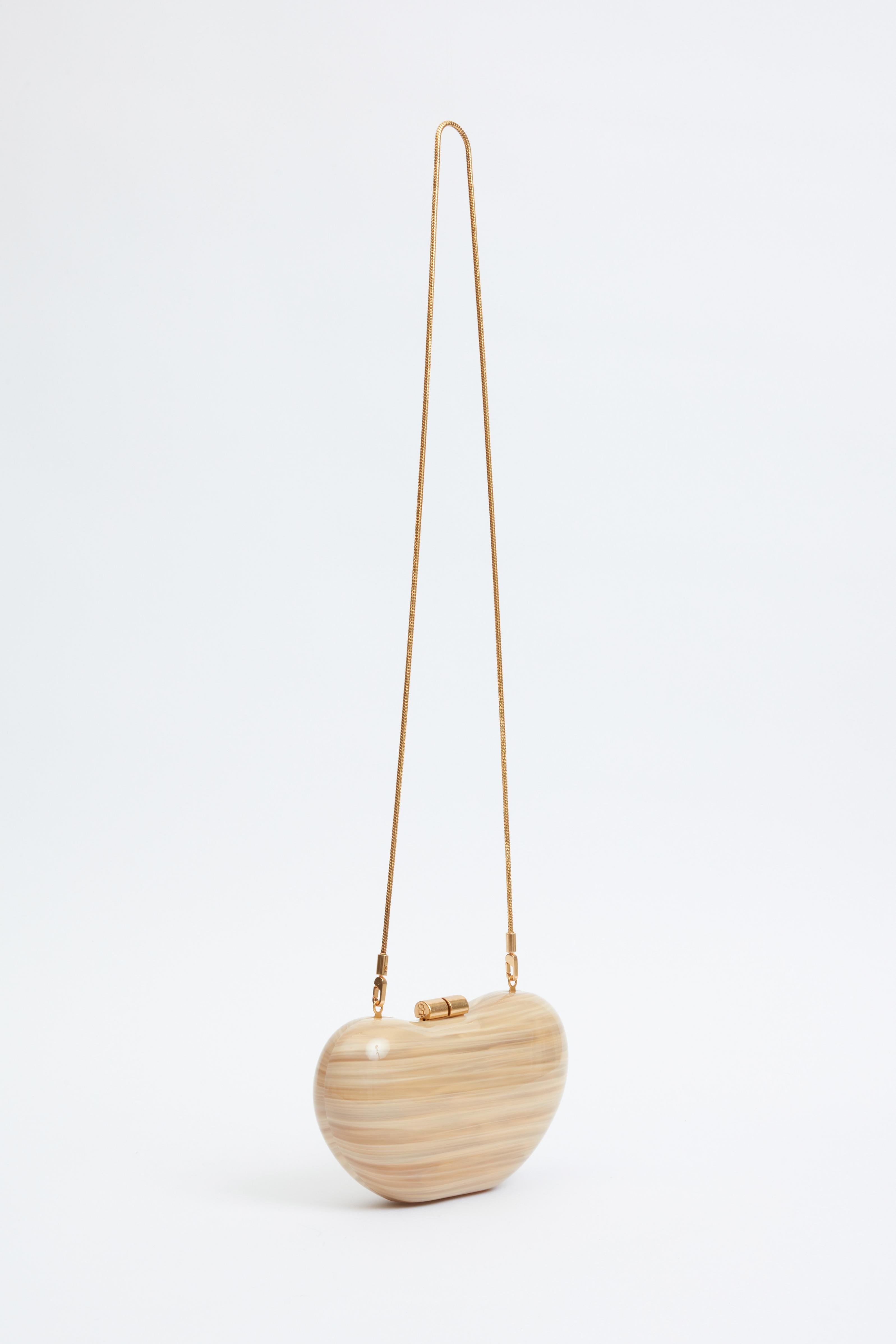 Shadow Horn Clutch ivory - 3