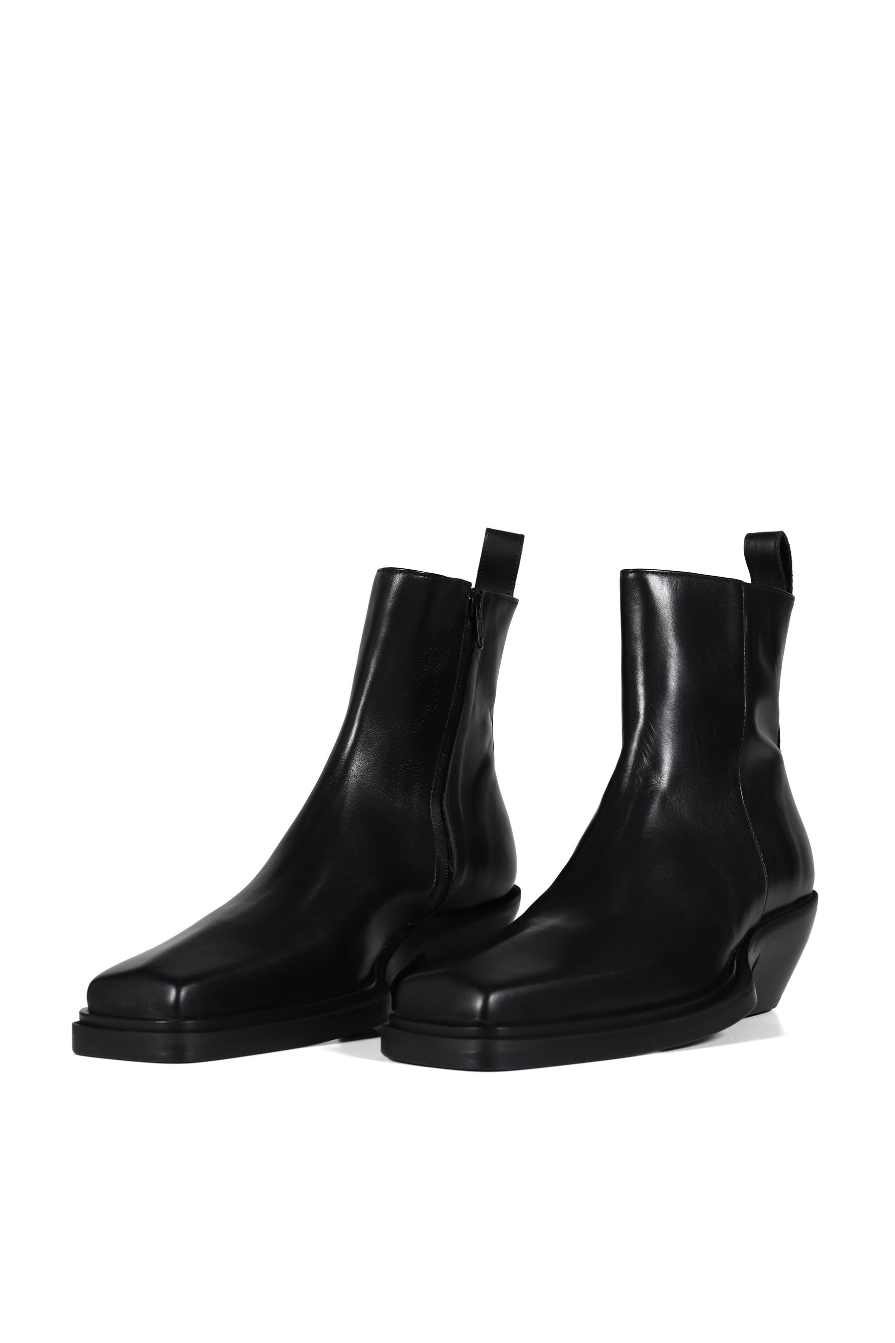 ANKLE BOOT - BLACK LEATHER / BLK - 6