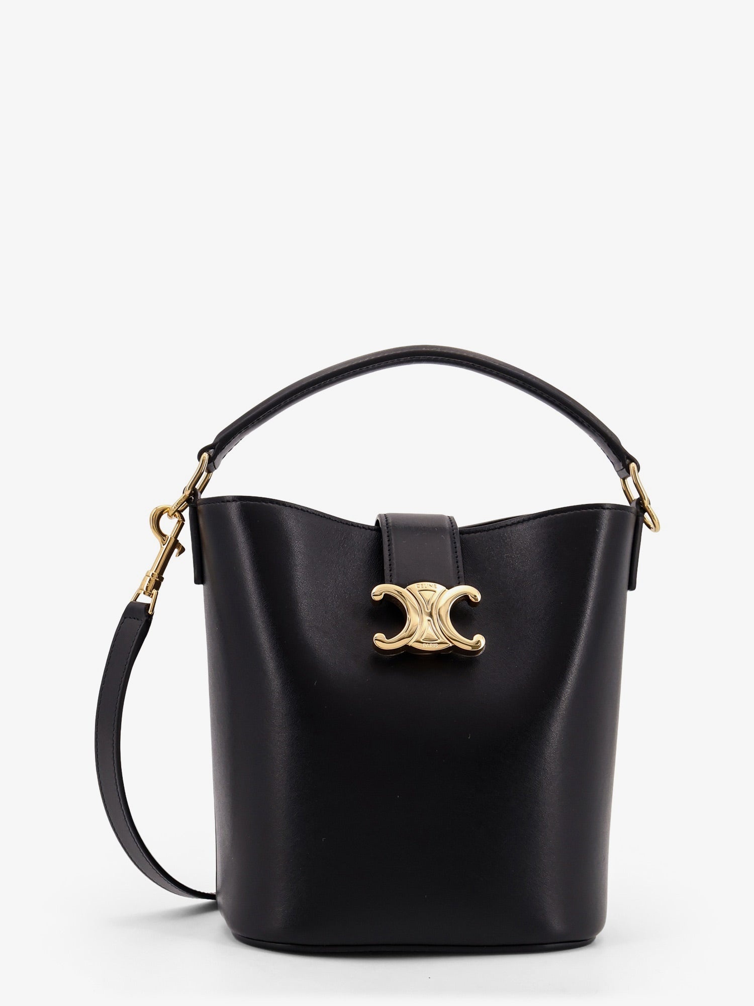 Celine Louise Small Leather Bucket Bag - 1