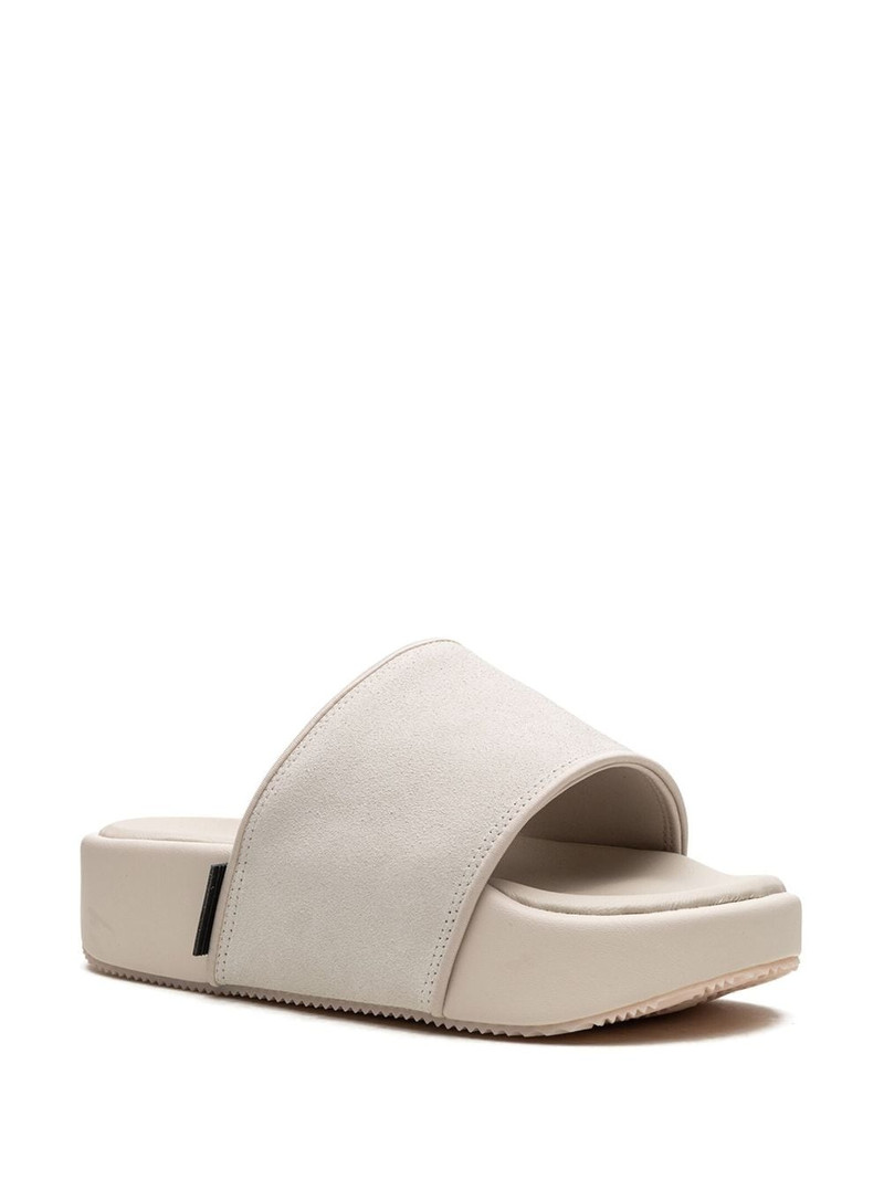 adidas flatform leather slides outlook