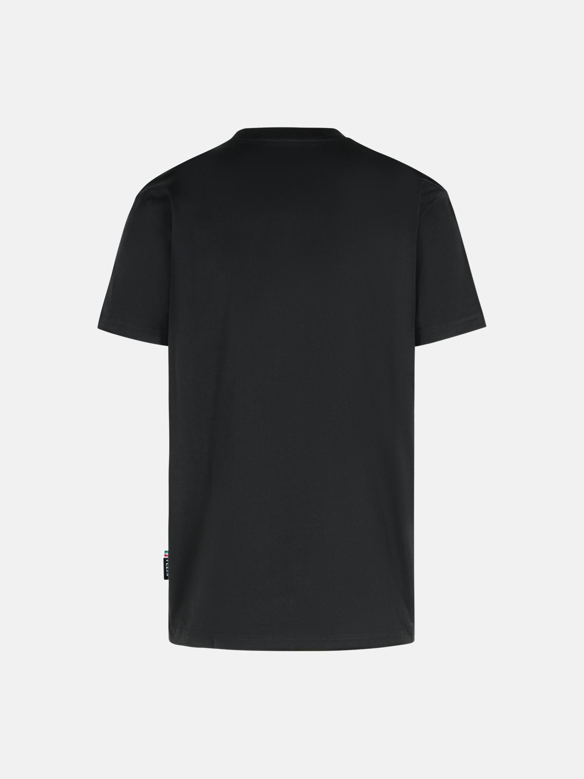 BLACK COTTON T-SHIRT - 3