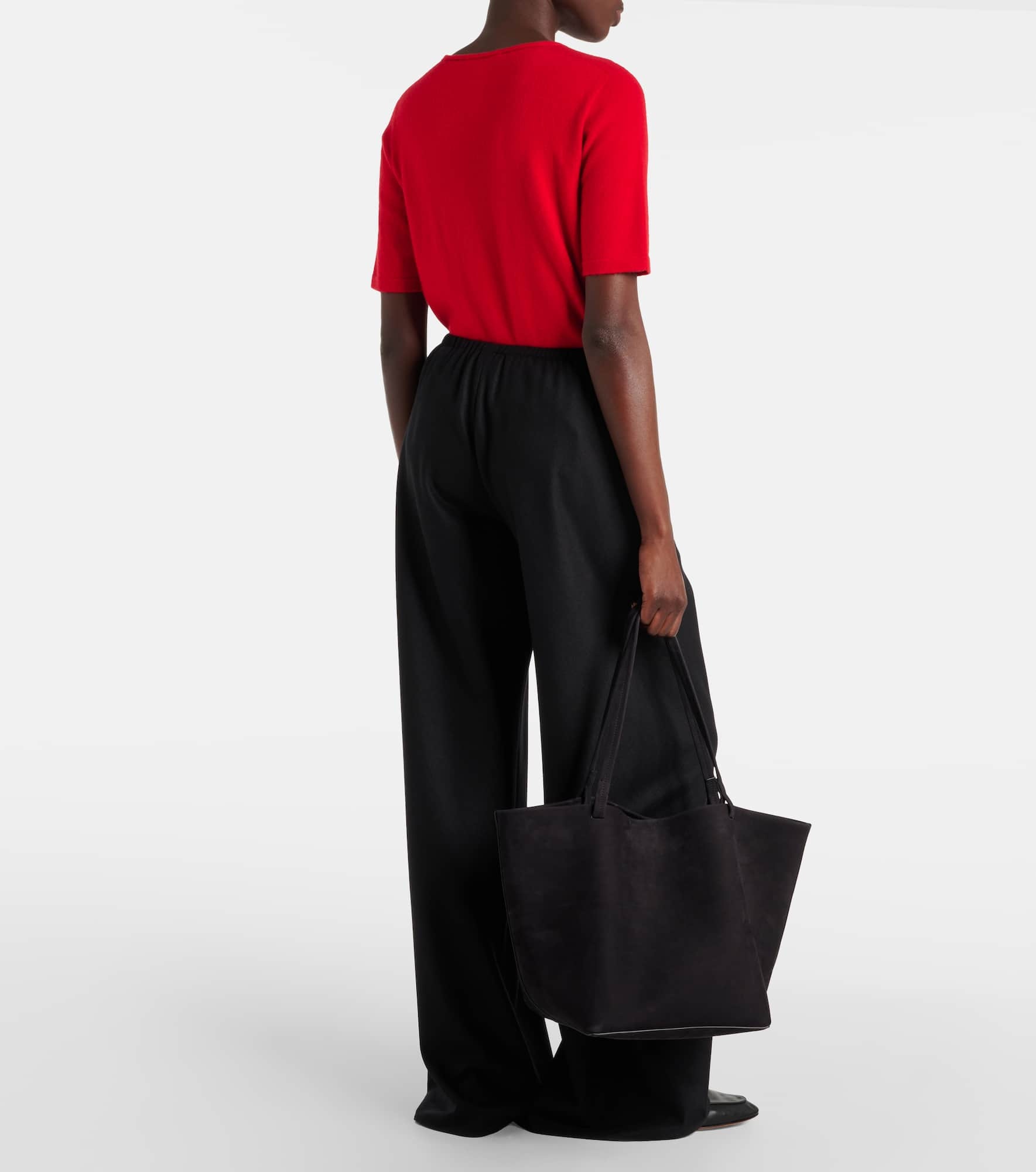 Gala wool and cashmere wide-leg pants - 3