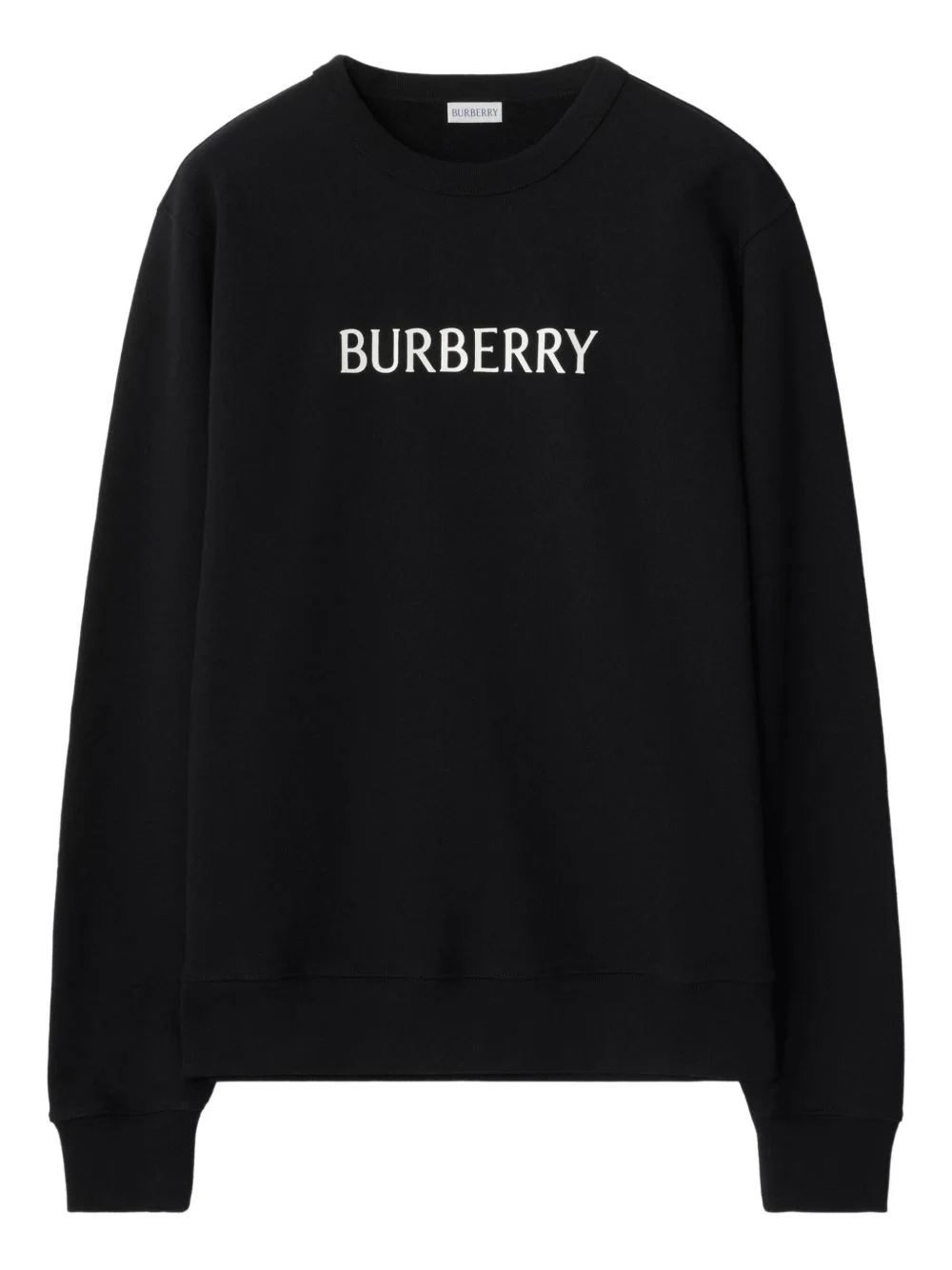logo cotton sweatshirt - 1