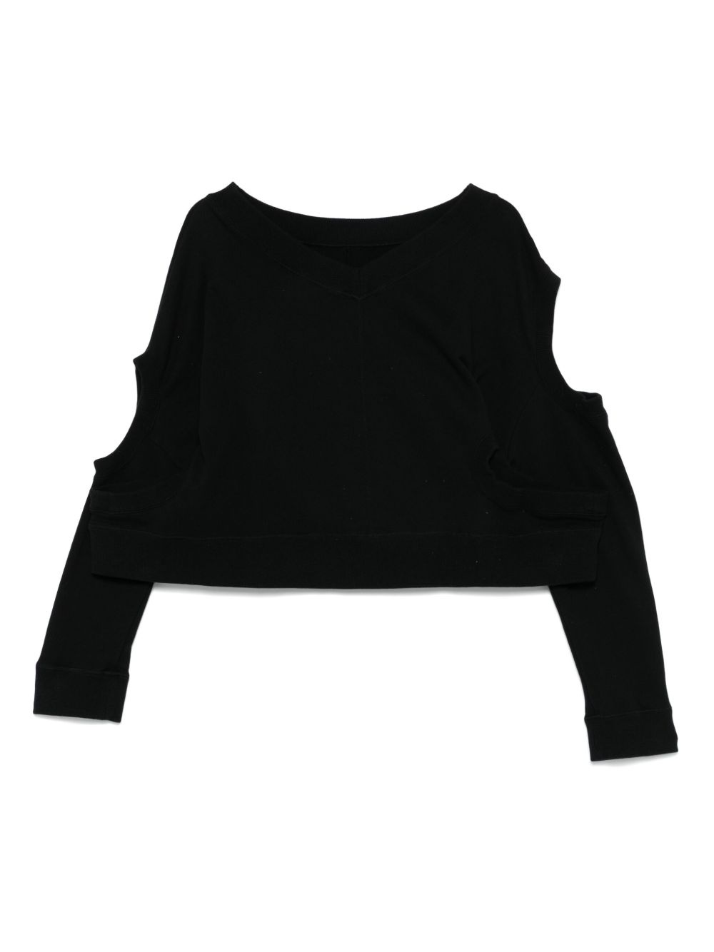 cut-out sweatshirt - 2