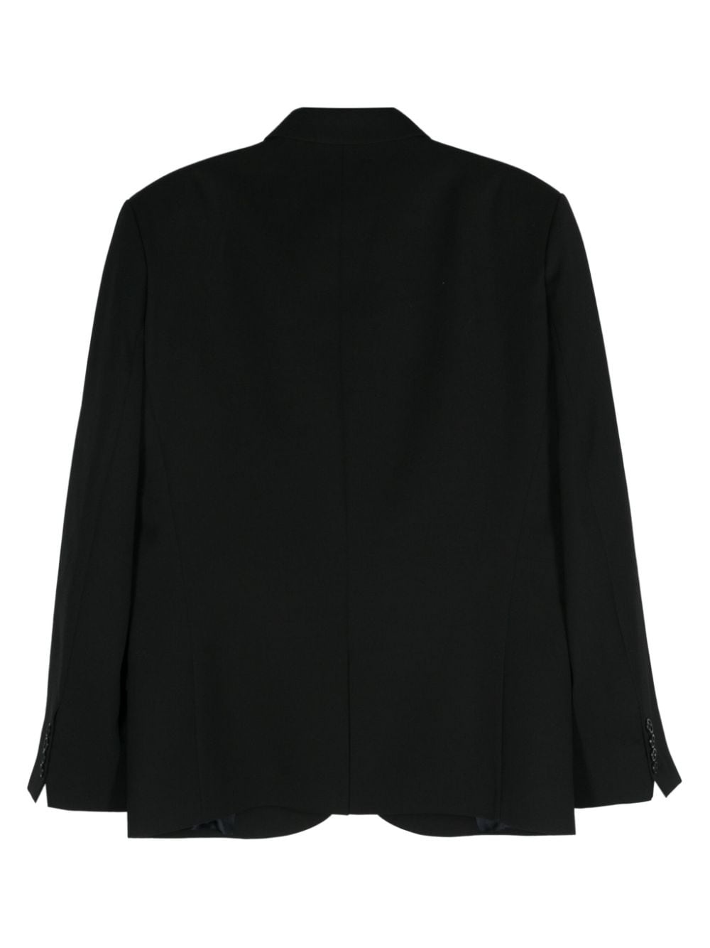 single-breasted wool blazer - 2