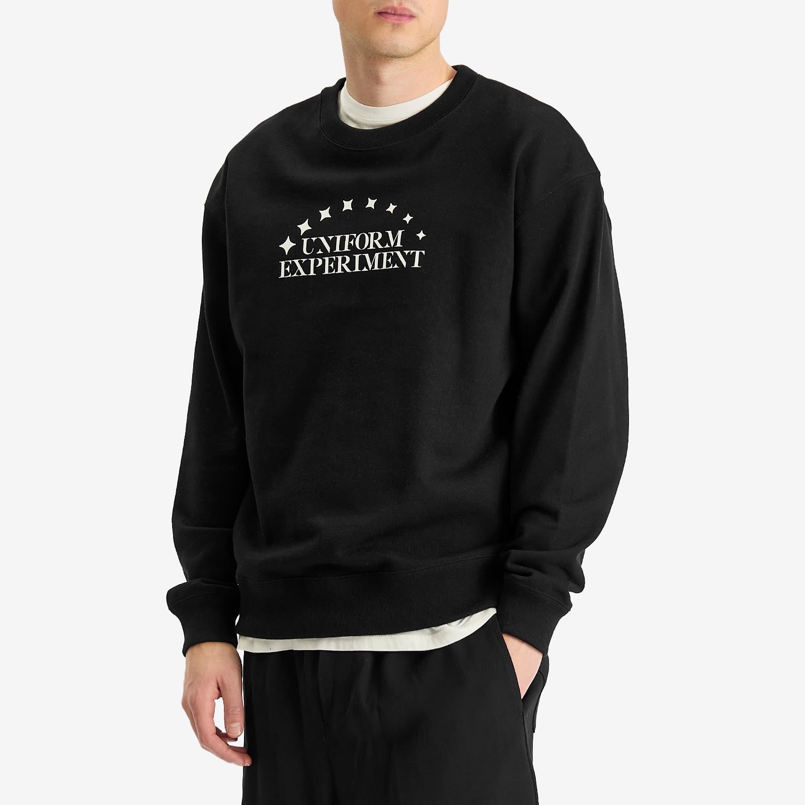 Uniform Experiment Stencil Logo Sweatshirt - 2