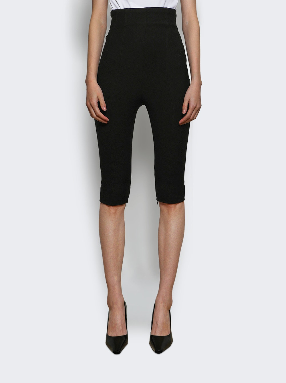 Stretch Capri Pants 990 Black - 3