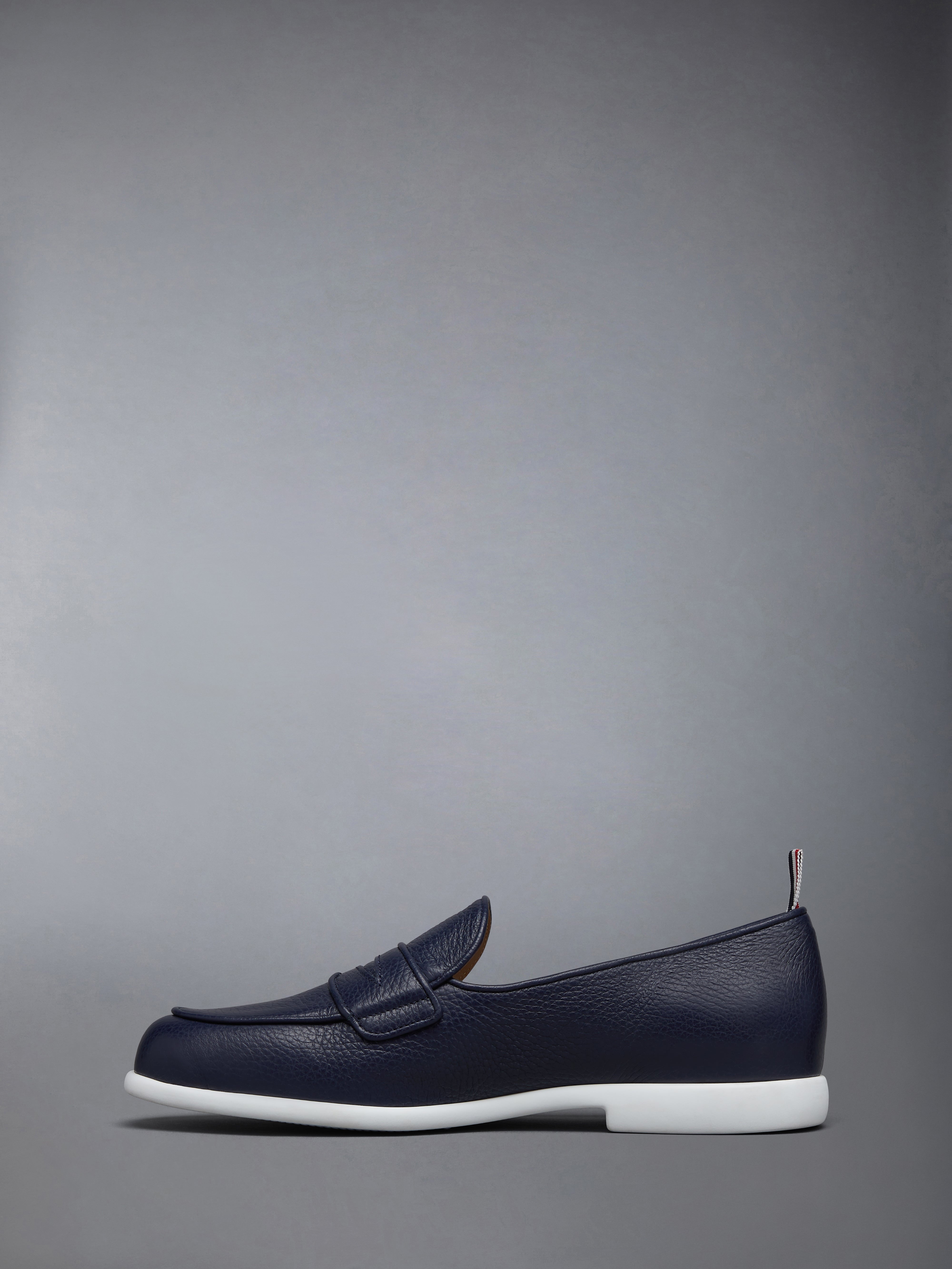 DEERSKIN LEATHER VARSITY PENNY LOAFER - 3