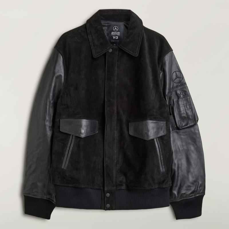 Y-3 MERCEDES LEATHER RACING JKT 1