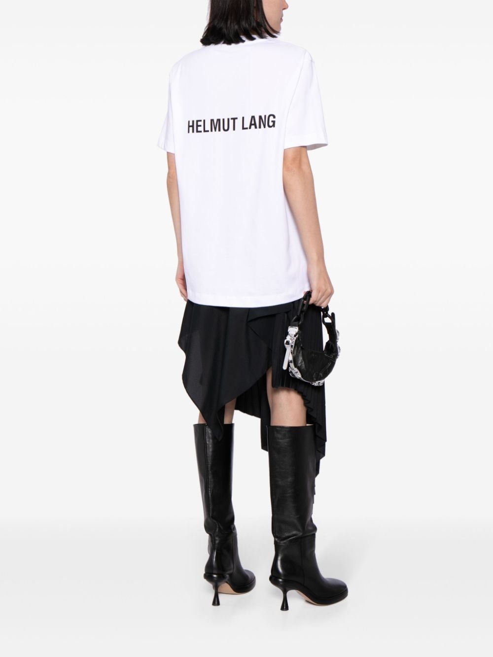 logo-print cotton T-shirt - 3