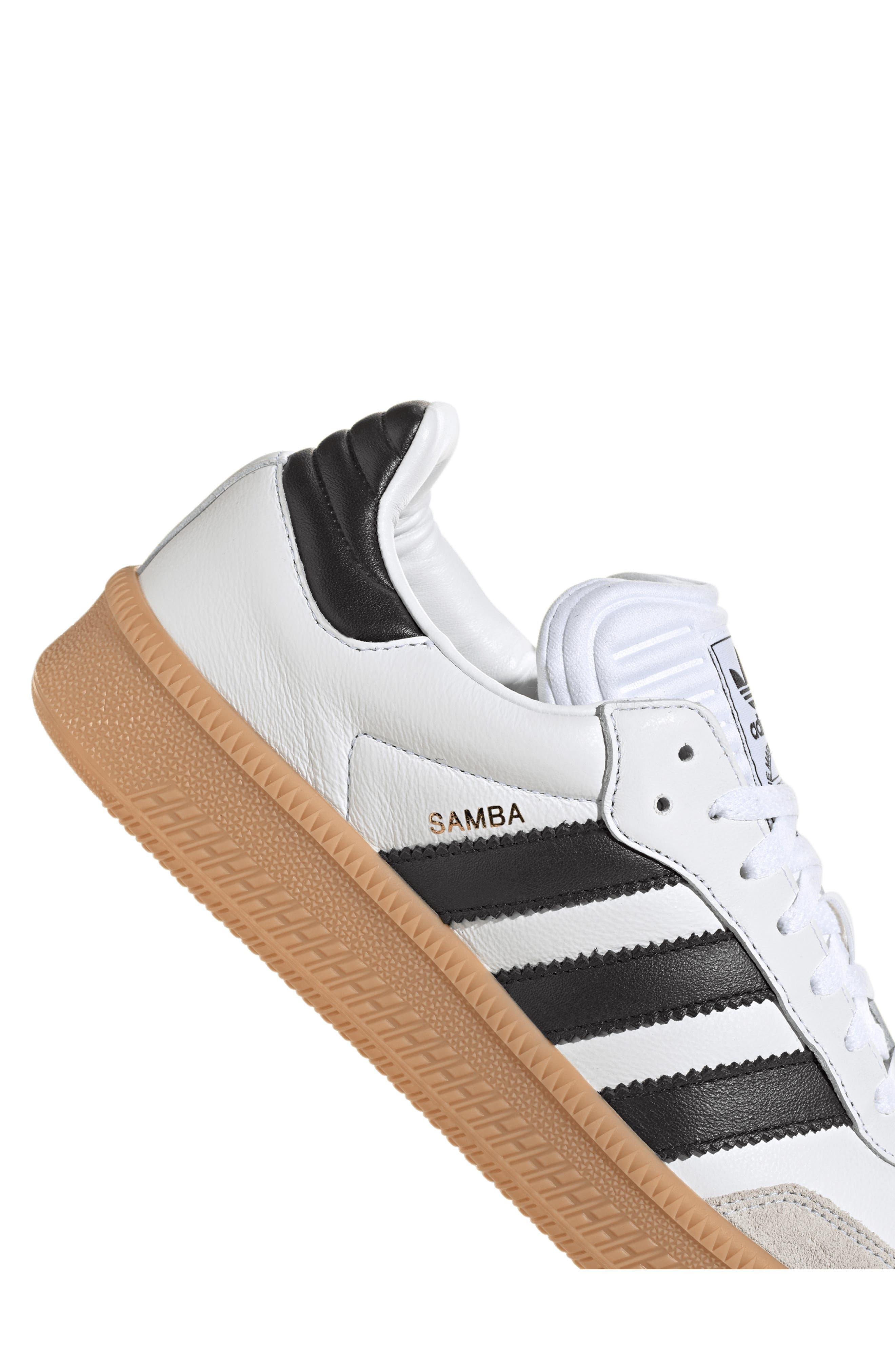 adidas Samba XLG Sneaker in White/Black/Gum at Nordstrom - 9