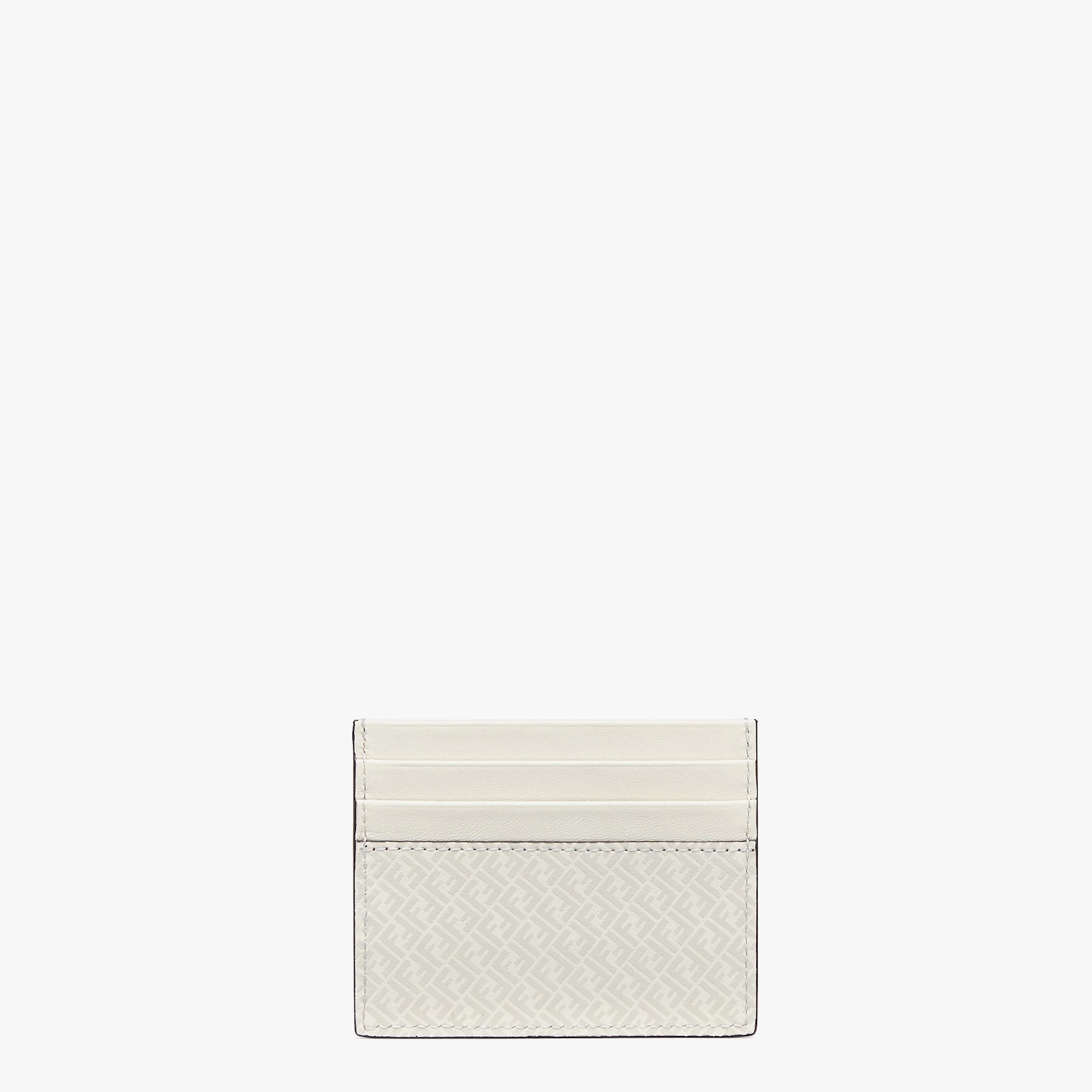 White leather card holder - 1