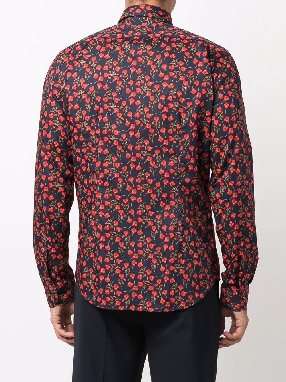 poppy print shirt - 4