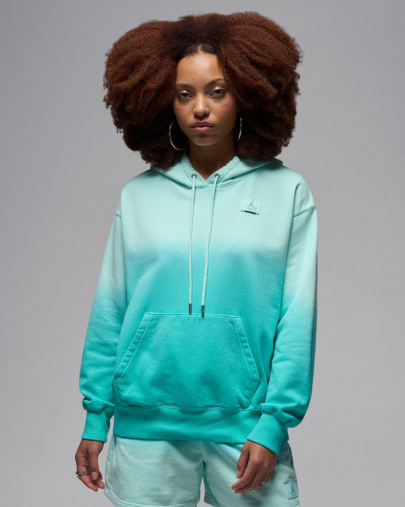 Jordan Flight Fleece Women's Satin-Lined Pullover Hoodie 1