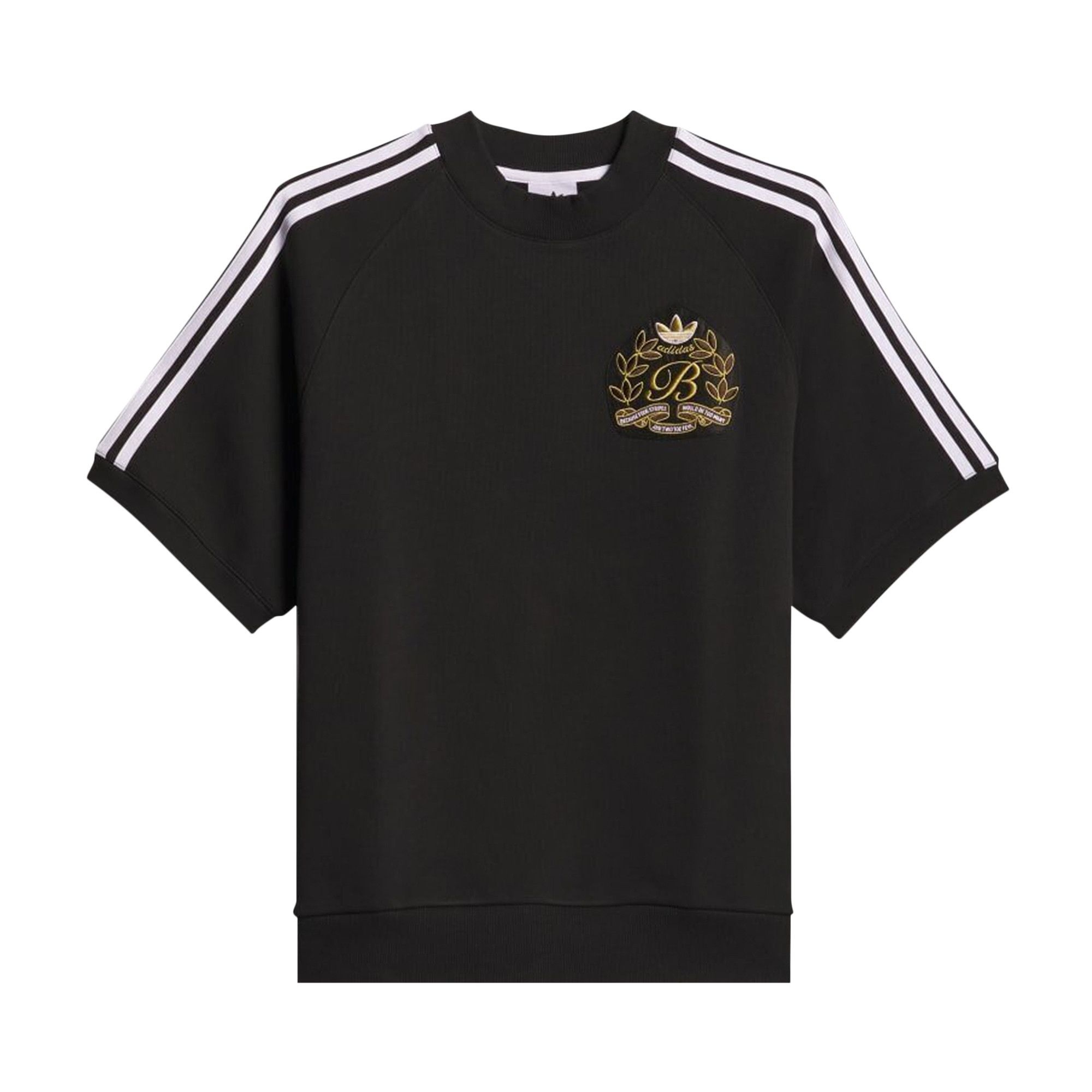 adidas x Blondey Tee Crew 'Black/White' - 1