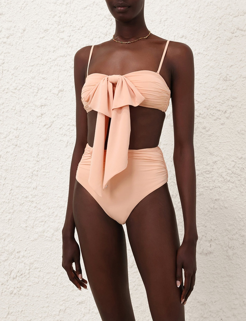 Zimmermann ACACIA DRAPE BOW BIKINI outlook